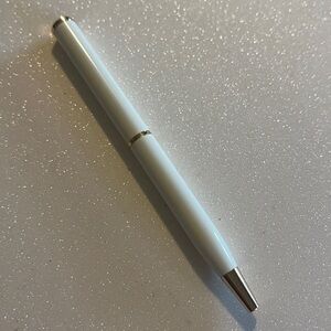 Coach White and Gold Ballpoint Pen
